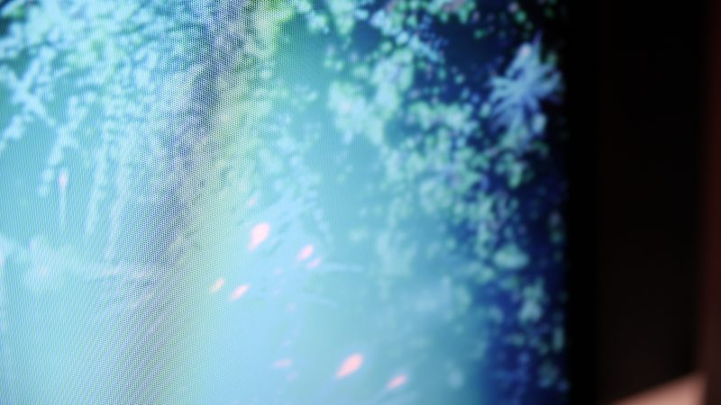 close up of lcd screen pattern